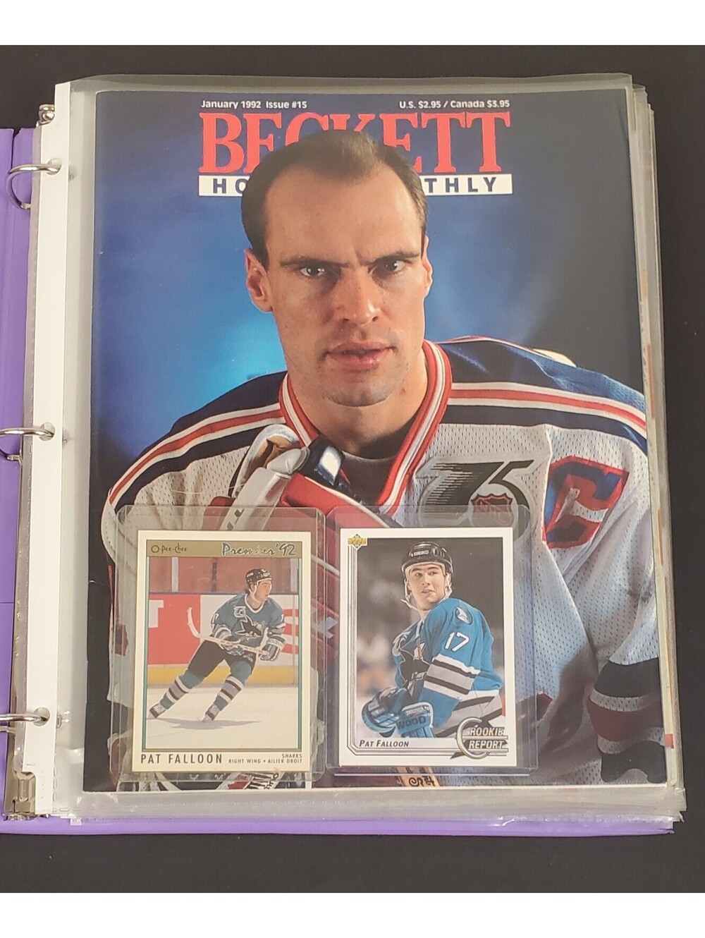 Beckett Hockey Monthly Magazines and Hockey Cards Collection 1992 GC